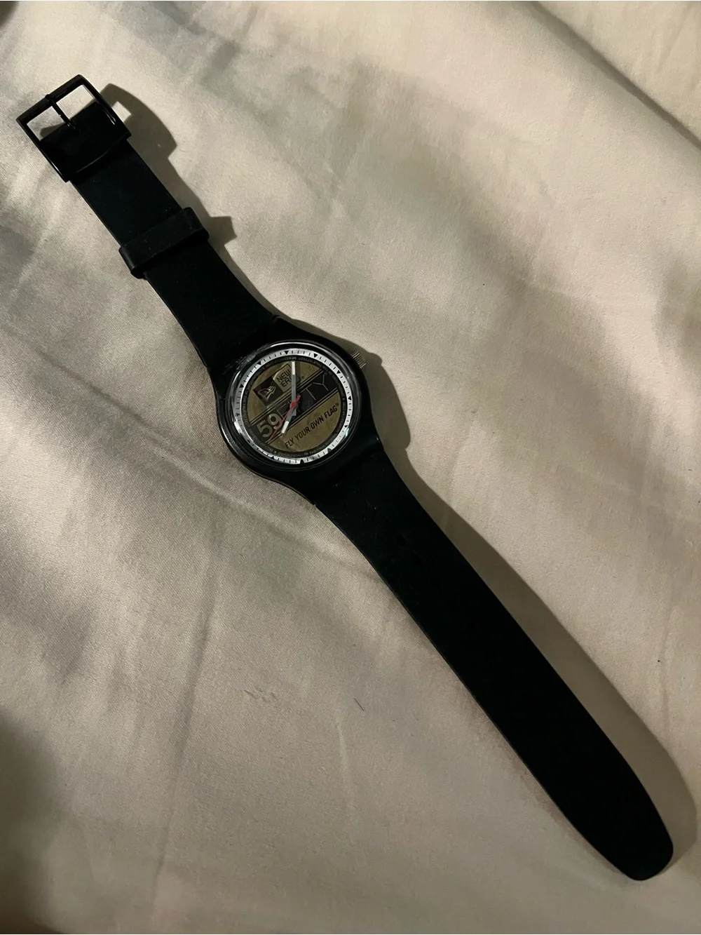 New Era 59 Fifty Black and Gold Analog Watch